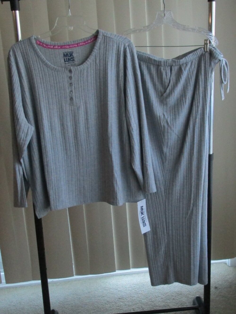 Muk Luks Pajamas woman 2X - gray